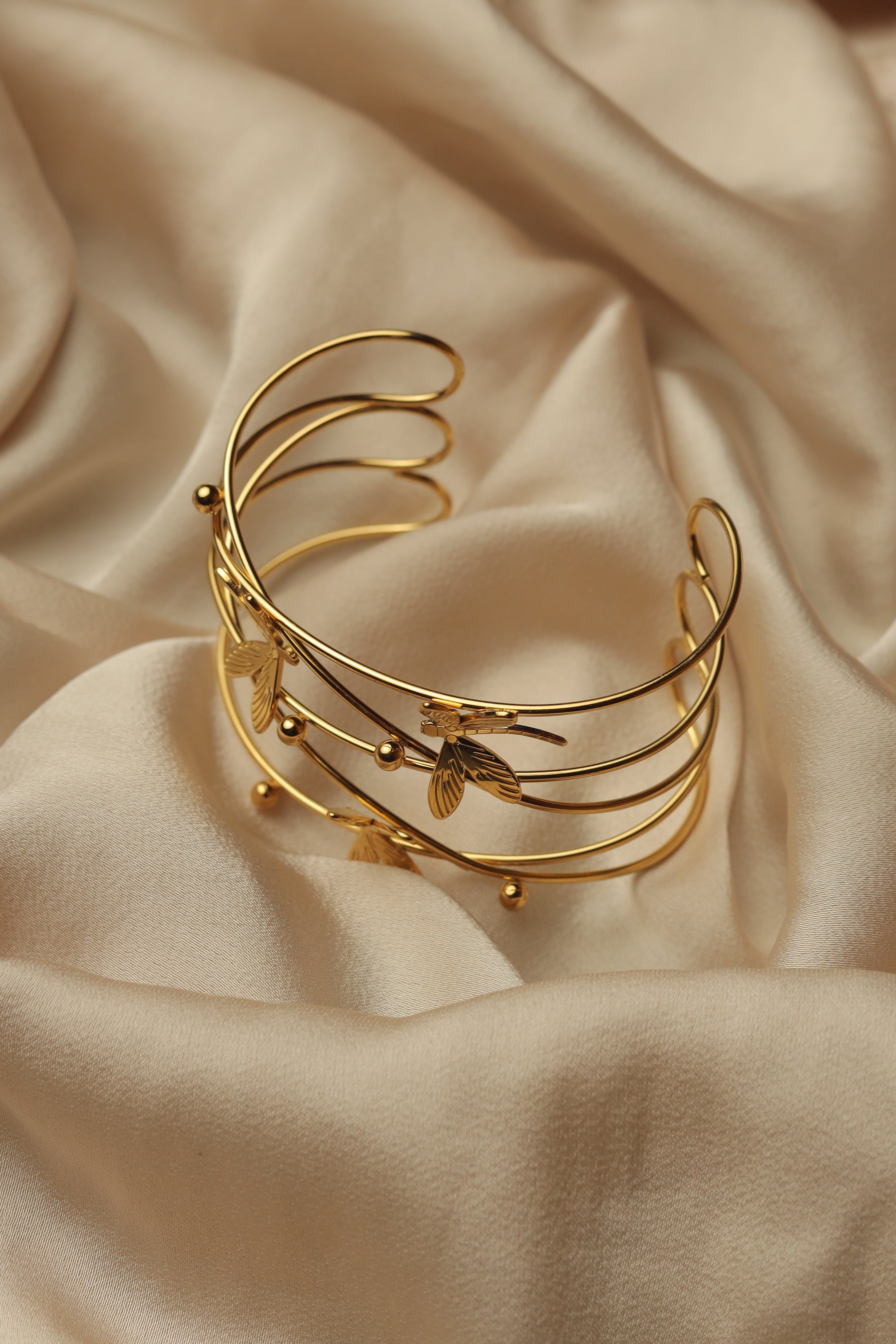 DragonFly Broad Wired Bracelet