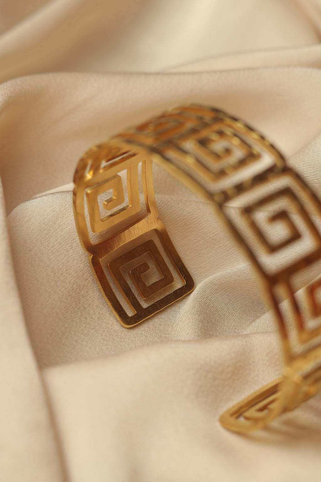Square Maze Broad Bracelet