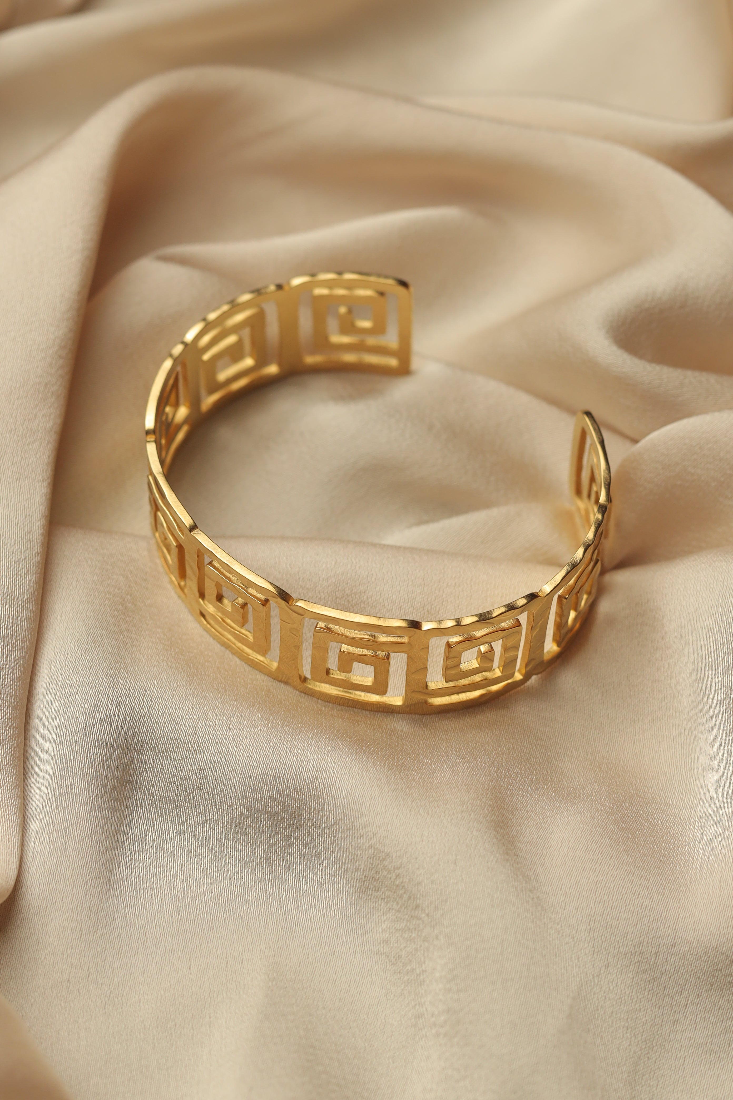 Square Maze Broad Bracelet