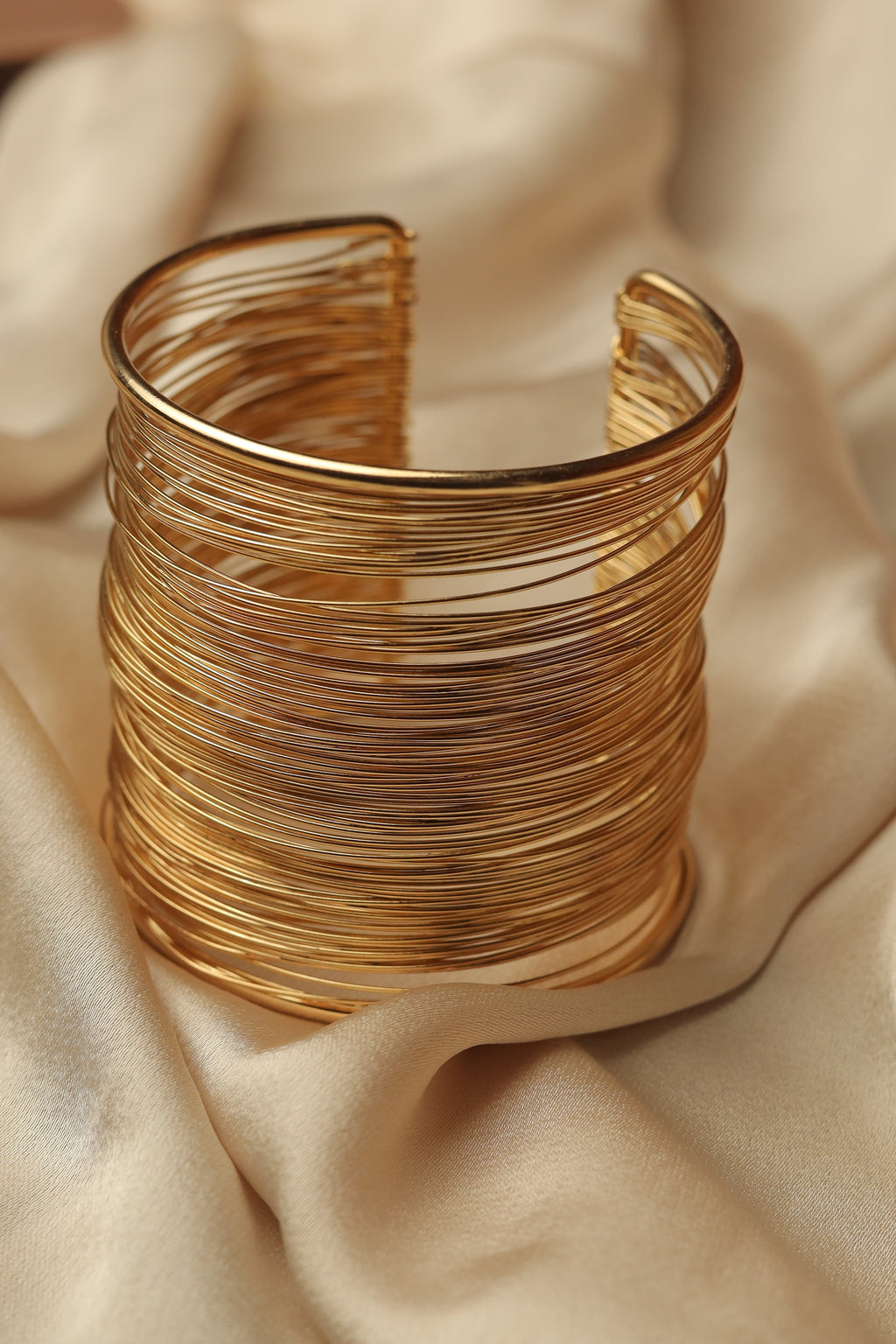 Broad Wired Bracelet