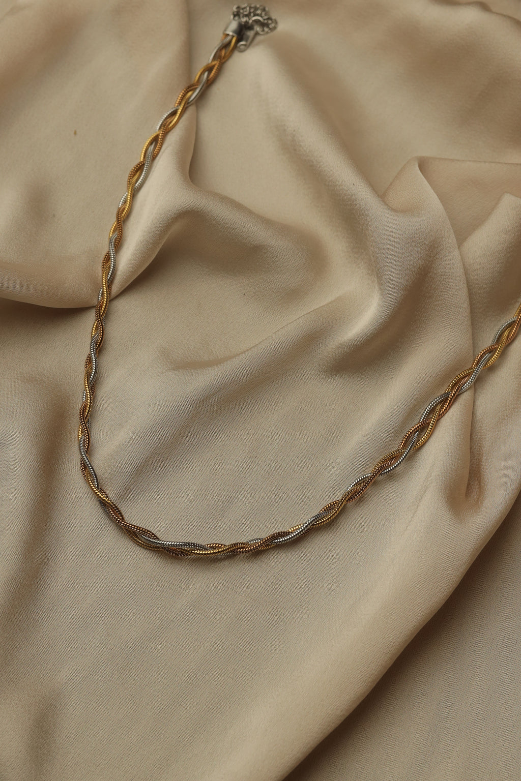 Braided Tricolor Necklace